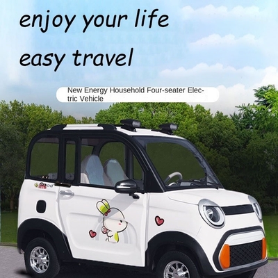 Hanpu 2024 4-Seater Electric Mini-Car 4-Wheel EV Tuk-Tuk for Low-Speed Passenger Travel