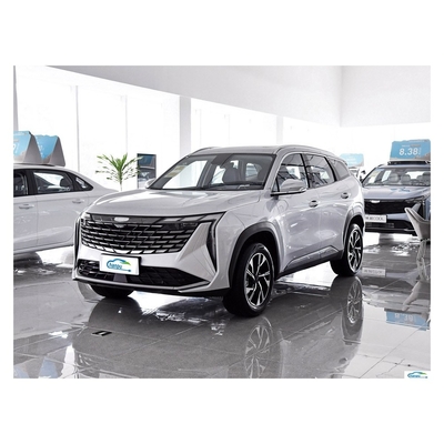 Discover the Gas-Electric Hybrid Boyue L Compact Car by Geely with Dark Interior Color