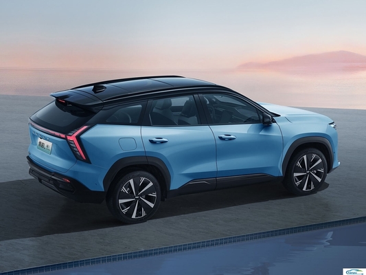 Discover the Gas-Electric Hybrid Boyue L Compact Car by Geely with Dark Interior Color