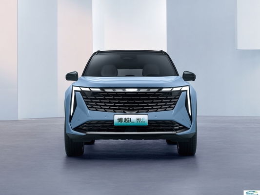 Discover the Gas-Electric Hybrid Boyue L Compact Car by Geely with Dark Interior Color