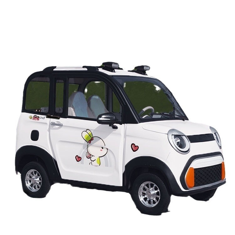Hanpu 2024 4-Seater Electric Mini-Car 4-Wheel EV Tuk-Tuk for Low-Speed Passenger Travel